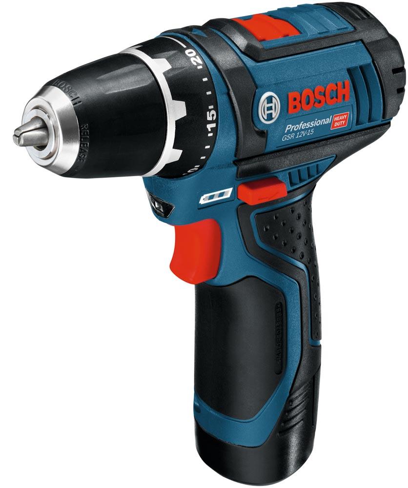 BOSCH Akku-Bohrschrauber GSR 12V-15