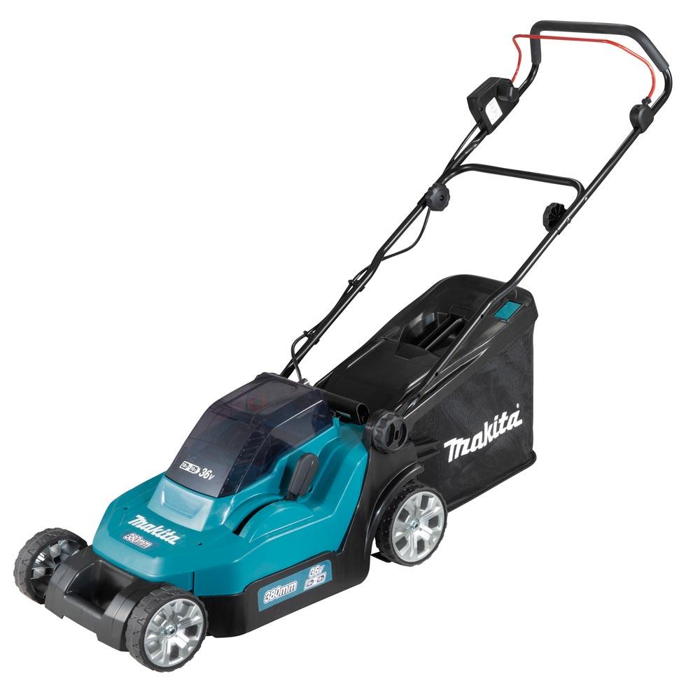 MAKITA Akku-Rasenmäher 2 x 18 V (ohne Akku/Ladegerät) DLM 382 Z