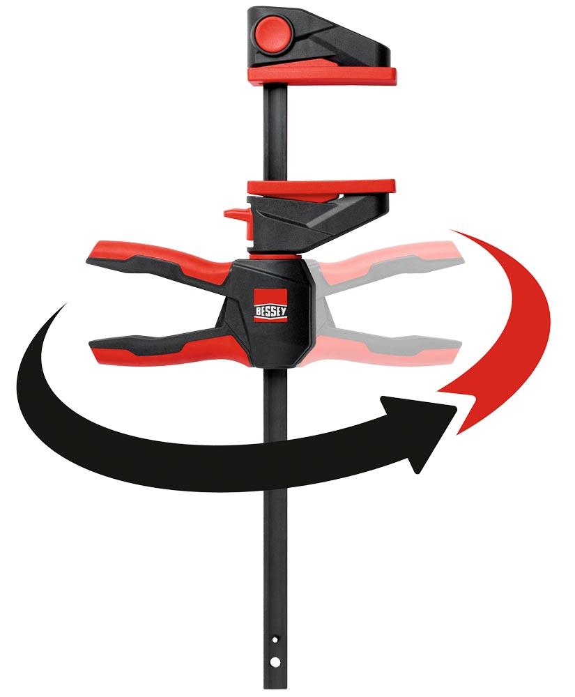 Einhandzwingen-Set: 2 x EZM360M-15 und 2 x EZ360-30