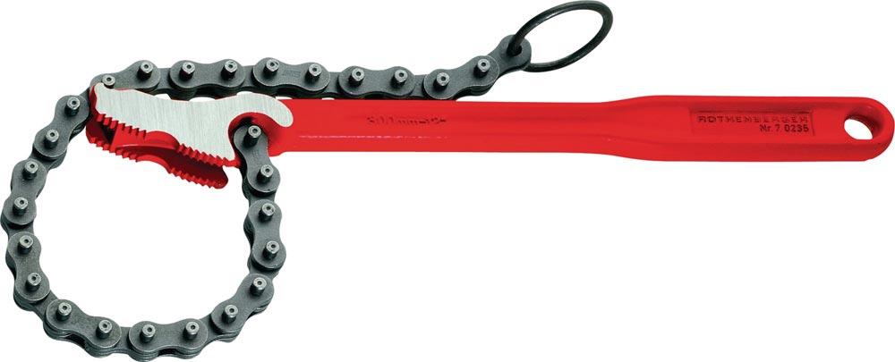 Kettenrohrzange 4 R/L Gesamtlänge 300 mm Spannweite 115 mm für Rohre 4 Kettenrohrzange 4 R/L Gesamtlänge 300 mm Spannweite 115 mm für Rohre 4