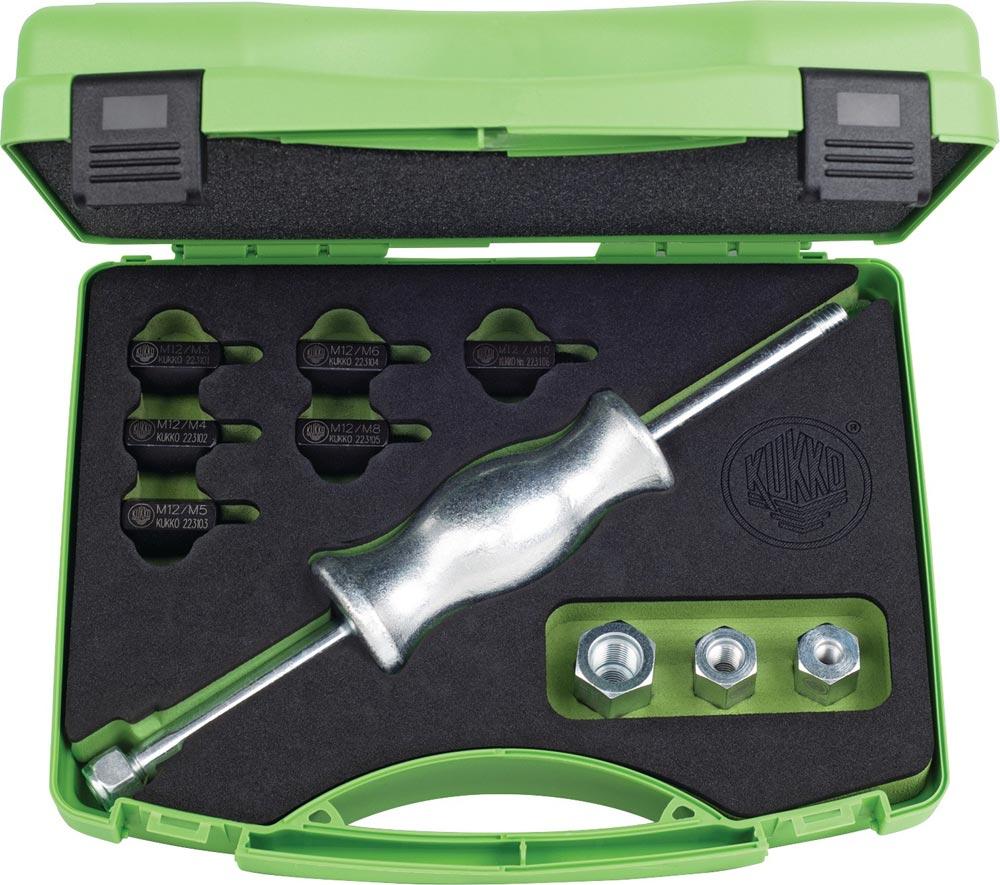 Gleithammersatz KS-22-01 10-teilig im Kunststoffkoffer