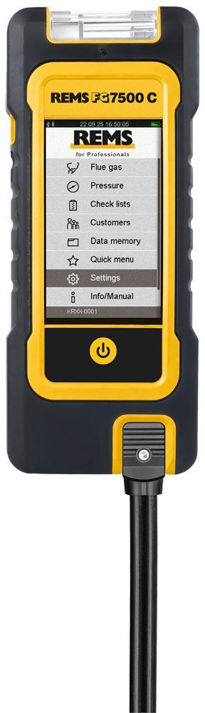 REMS Elektronisches Abgasmess- und Druckprüfgerät FG7500 C