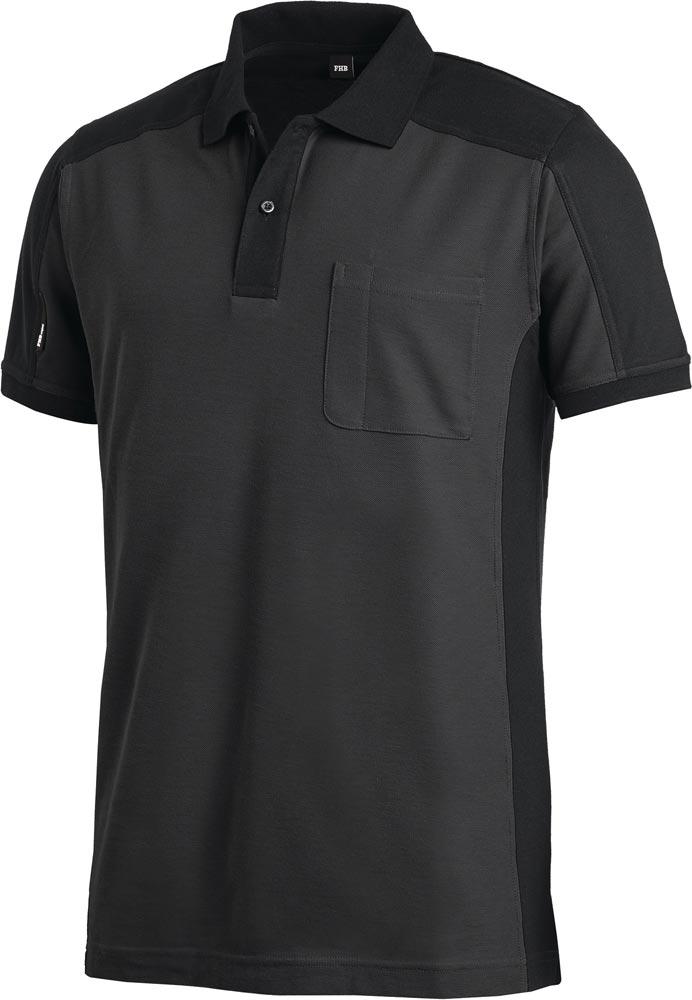 Poloshirt KONRAD Größe XL anthrazit/schwarz