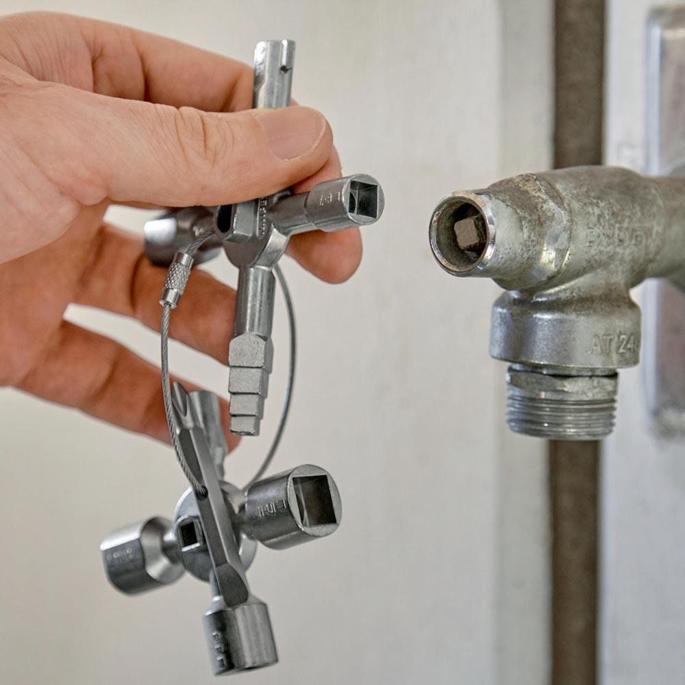 Schaltschrankschlüssel TwinKey® 6 Funktionen mit Magnet Verbindung Schaltschrankschlüssel TwinKey® 6 Funktionen mit Magnet Verbindung