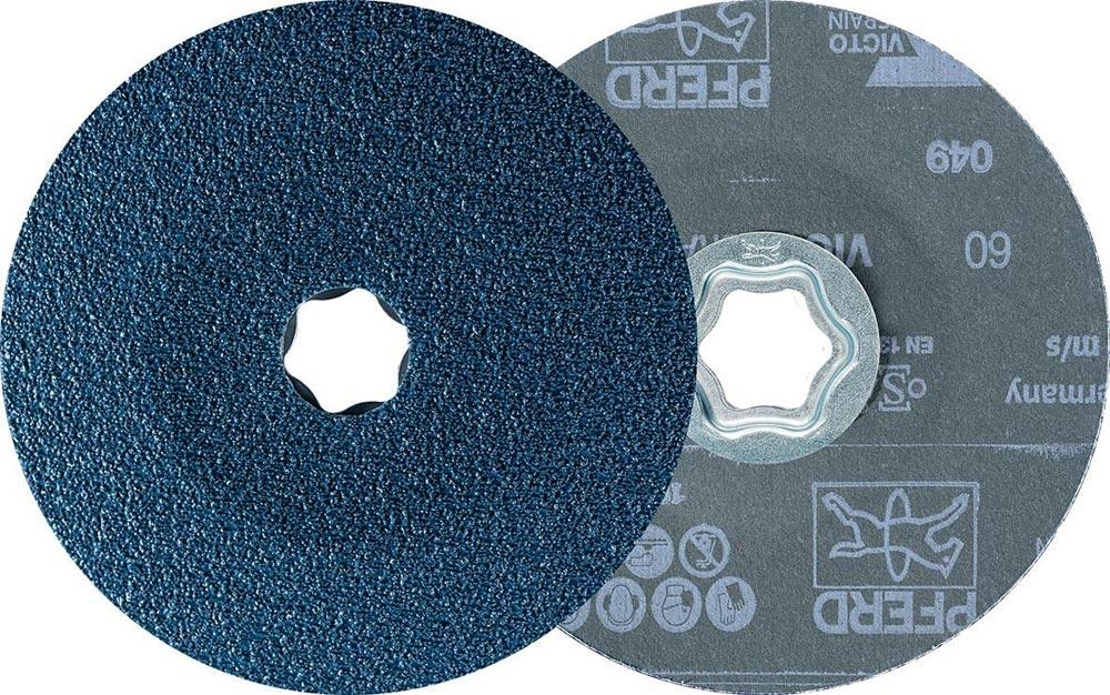 Fiberscheibe Combiclick VICTOGRAIN Ø 125 mm Körnung 60 Stahl, Guss, Aluminium/NE-Metall Fiberscheibe Combiclick VICTOGRAIN Ø 125 mm Körnung 60 Stahl, Guss, Aluminium/NE-Metall