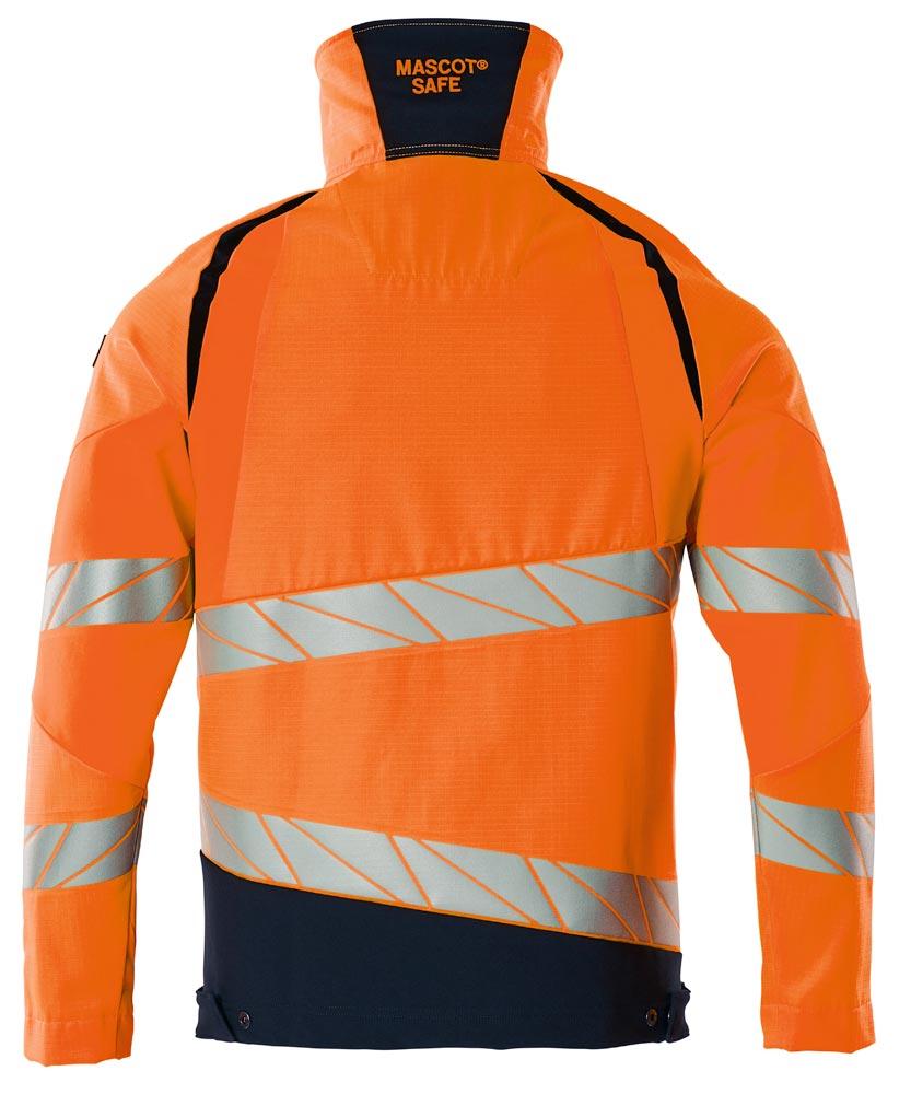 Warnschutz-Bundjacke Accelerate Safe, Farbe HiVis orange/schwarzblau, Gr. S