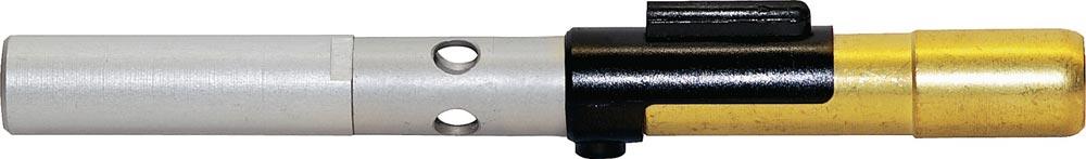 Spitzbrenner 8702 Brenner-Ø 15 mm Gasverbrauch bei 2,0 bar 40 g/h 0,5 kW Spitzbrenner 8702 Brenner-Ø 15 mm Gasverbrauch bei 2,0 bar 40 g/h 0,5 kW