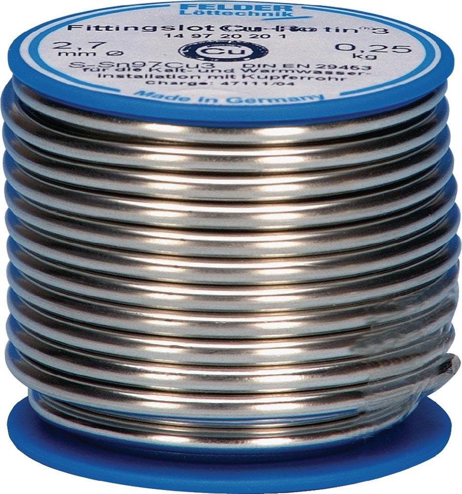 Fittingslot Cu-Rotin®3 2,7 mm 250 g S-Sn97Cu3