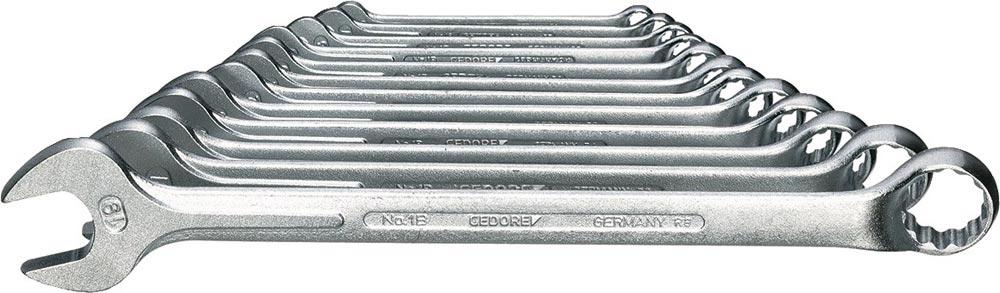 Ringmaulschlüsselsatz 1 B-012 12-teilig Schlüsselweite 10-32 mm Form B CV-Stahl Ringmaulschlüsselsatz 1 B-012 12-teilig Schlüsselweite 10-32 mm Form B CV-Stahl