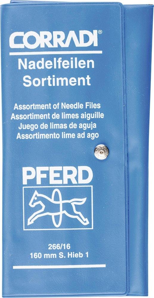 Nadelfeilensatz CORRADI Länge 160 mm Hieb SH1 DH2 12-teilig Nadelfeilensatz CORRADI Länge 160 mm Hieb SH1 DH2 12-teilig