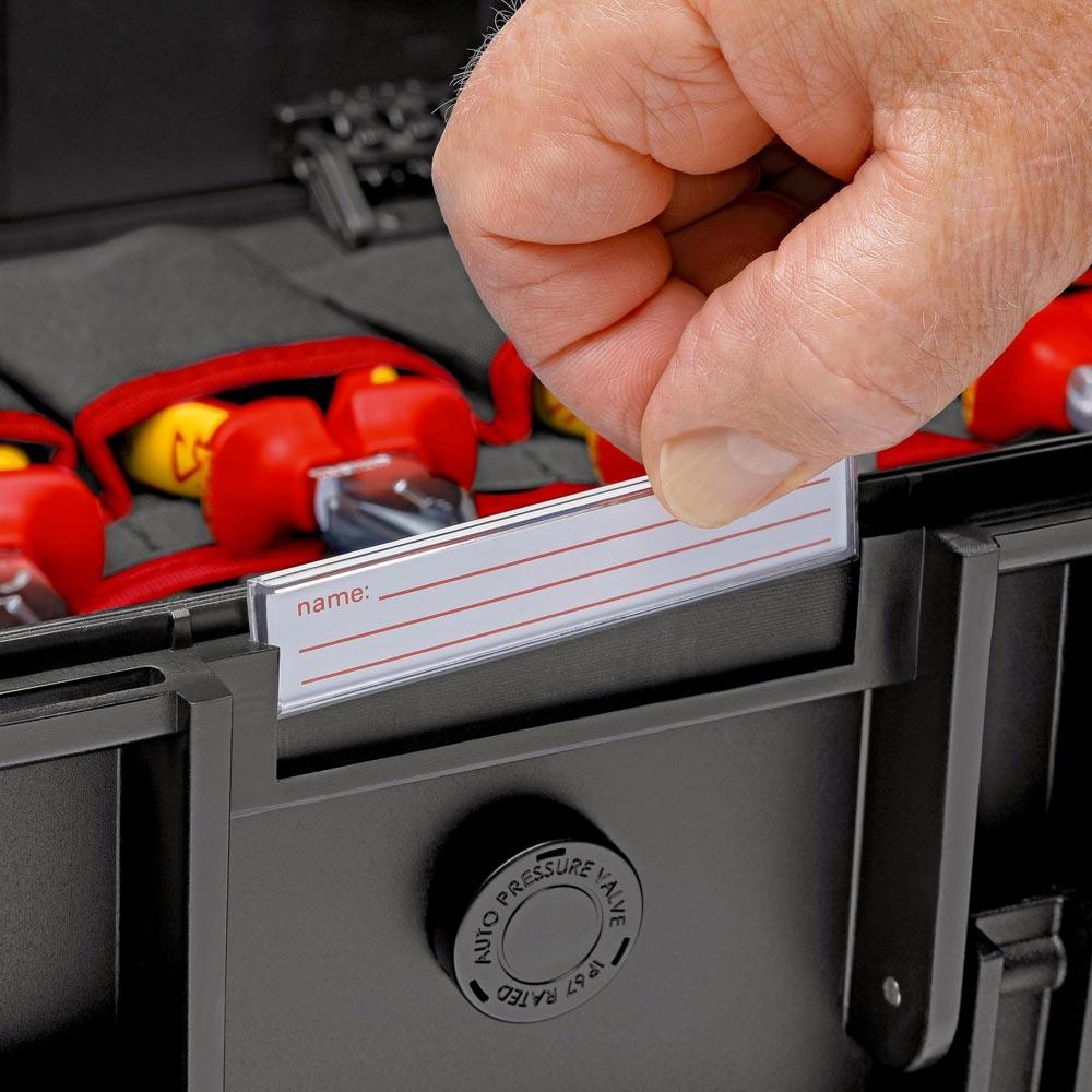 Werkzeugkoffer Robust45 Move 63-teilig Koffer aus schlagfestem Polypropylen für Elektriker