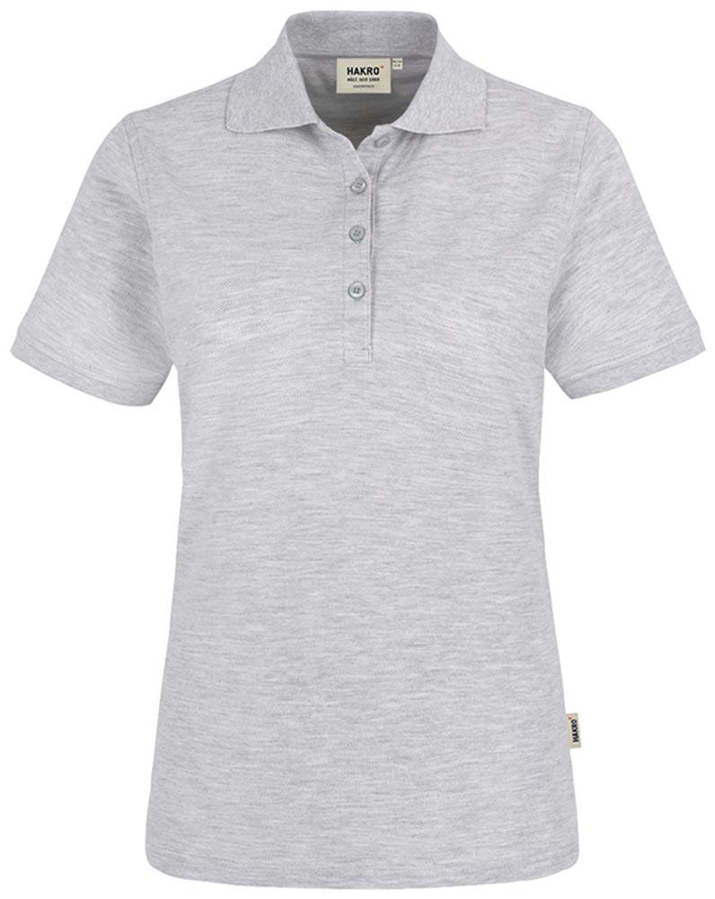 Damen-Polo-Shirt Classic, Farbe ash meliert, Gr. M