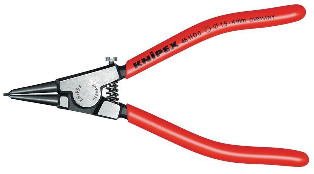 Sicherungsringzange für Wellen Ø 1,5 - 4 mm poliert Länge 140 mm Sicherungsringzange für Wellen Ø 1,5 - 4 mm poliert Länge 140 mm