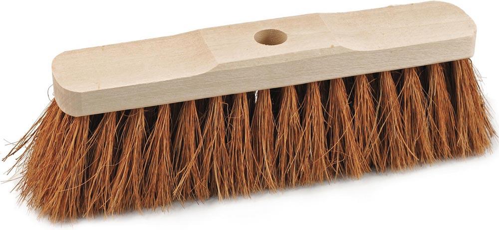 Besen Kokos Länge 400 mm mit Stielloch Sattelholz