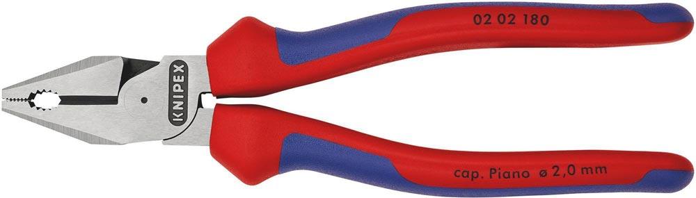 Kraftkombizange Länge 180 mm poliert Mehrkomponentenhüllen