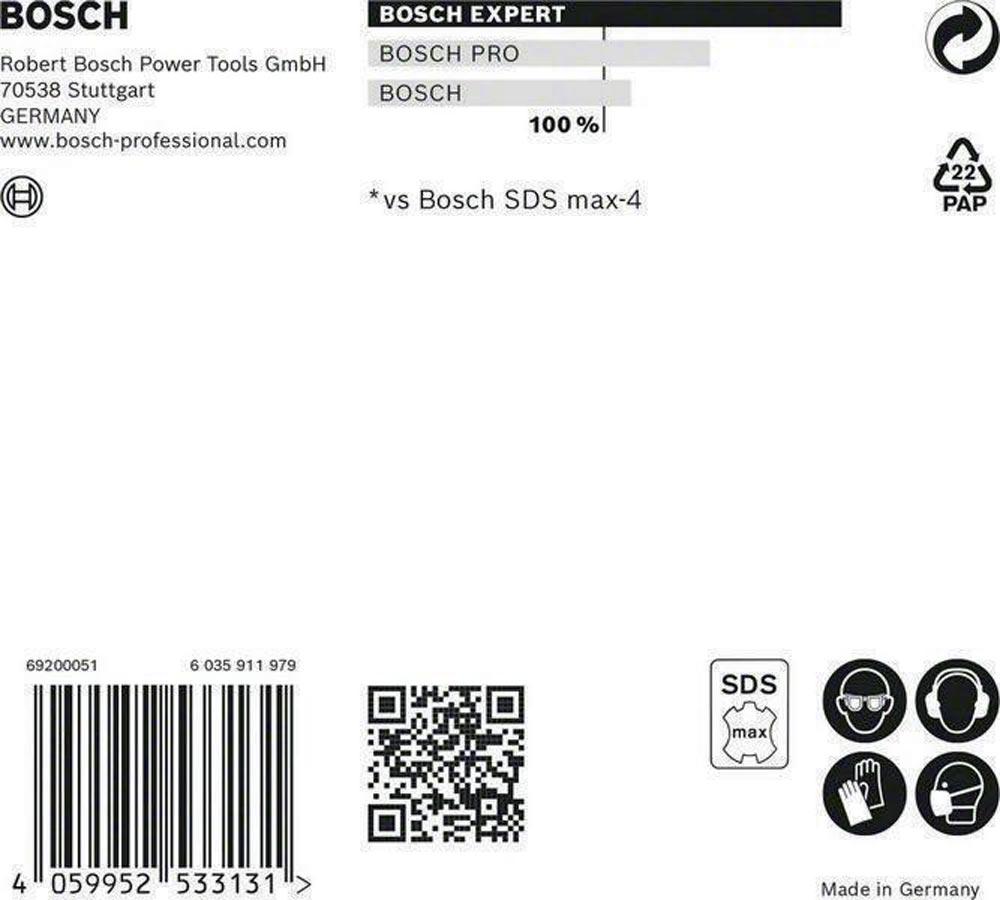 Hammerbohrer Expert SDS max-8X Ø 24 mm Arbeits-L.400 mm L.520 mm SDS-max 1 Stück Hammerbohrer Expert SDS max-8X Ø 24 mm Arbeits-L.400 mm L.520 mm SDS-max 1 Stück