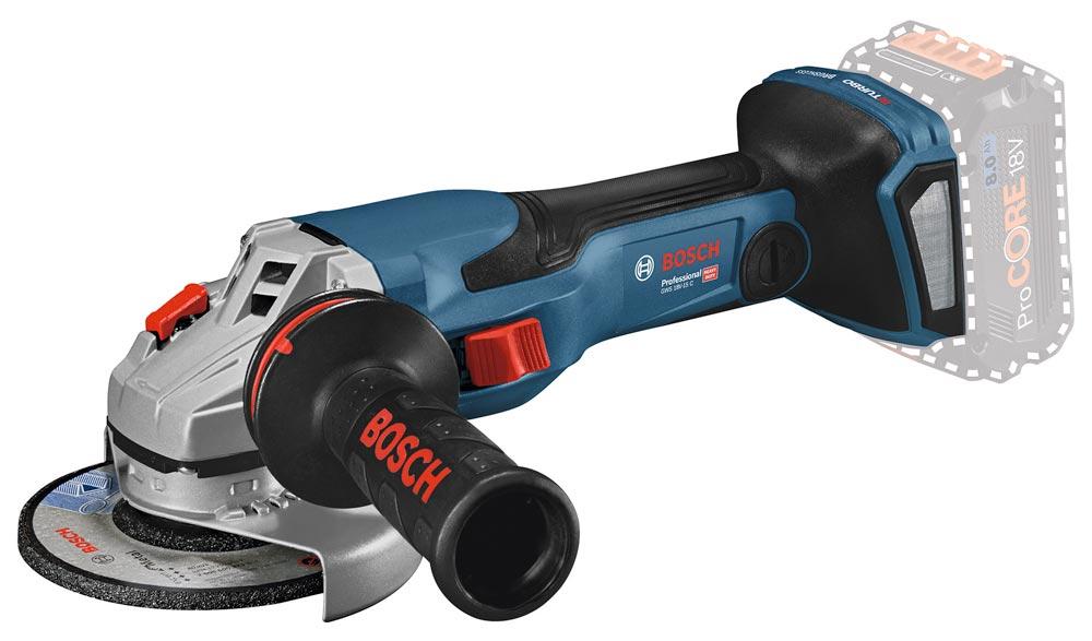 BOSCH Akku-Winkelschleifer GWS 18 V-15 C in L-Boxx (ohne Akku/Ladegerät)