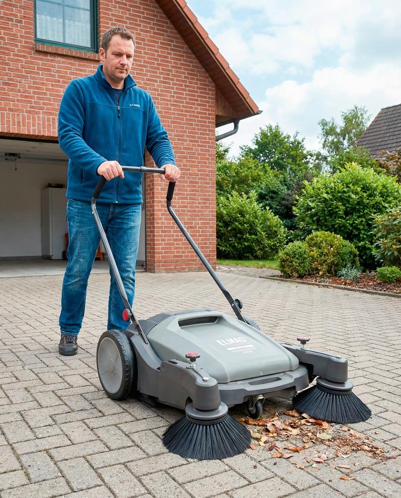 ELMAG Handkehrmaschine ES920, manuell, 920 mm Arbeitsbreite