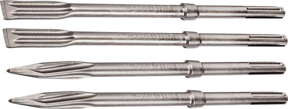 Meißel-Set 4-teilig 400 mm SDS-Max 4tlg. Meißel-Set 4-teilig 400 mm SDS-Max 4tlg.