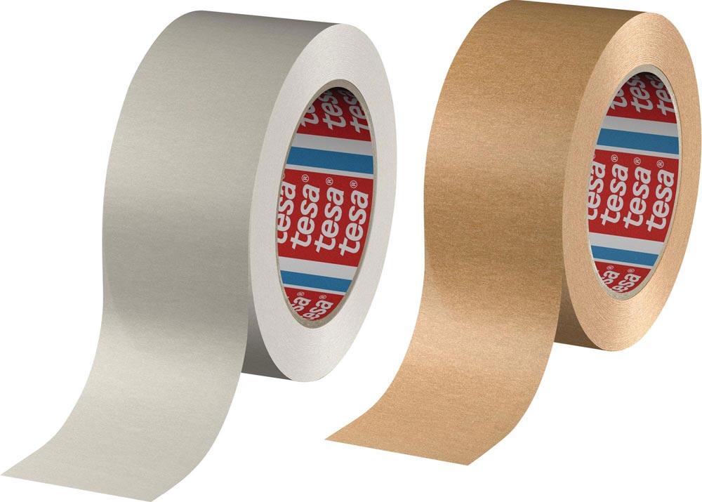 Verpackungsklebeband Papier tesapack® 4713 chamois Länge 50 m Breite 50 mm