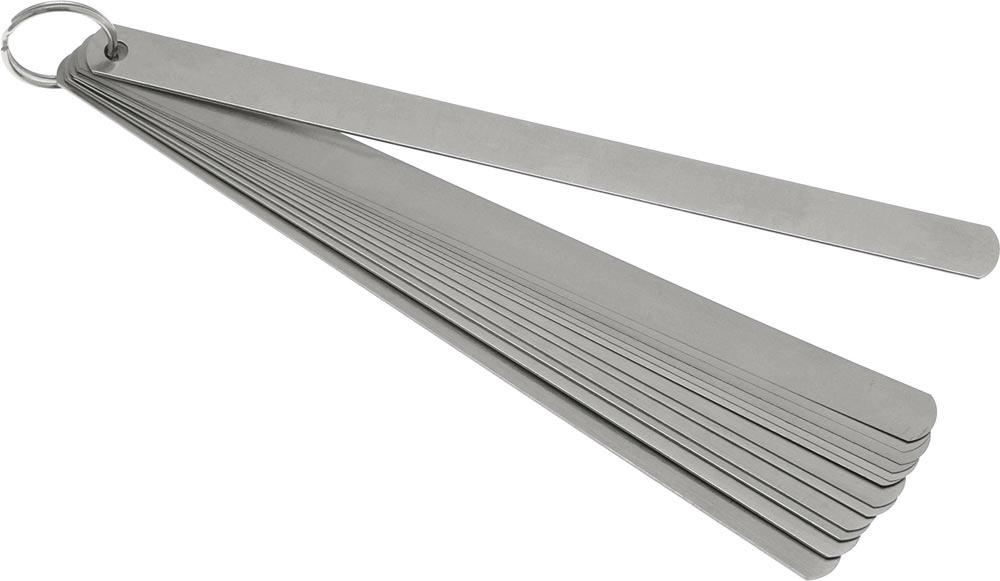 Fühlerlehre Blattstärke 0,05-1,0 mm Stahl Länge 200 mm Blattanzahl 20 St.