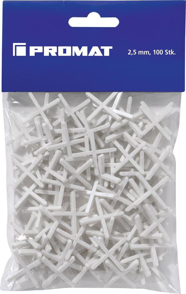 Fliesenkreuz 2,5 mm 100 Stück / Beutel