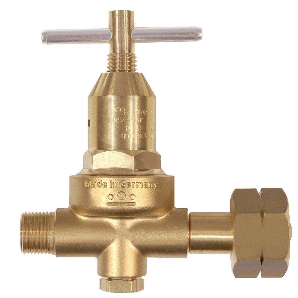 Propankleindruckregler ohne Manometer 0,5 - 6 bar 18 kg/h W 21,8 x 1/14 LH Propankleindruckregler ohne Manometer 0,5 - 6 bar 18 kg/h W 21,8 x 1/14 LH