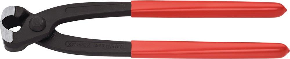 Ohrklemmenzange Gesamtlänge 220 mm Kopf schwarz atramentiert Kunststoff-Überzug Ohrklemmenzange Gesamtlänge 220 mm Kopf schwarz atramentiert Kunststoff-Überzug