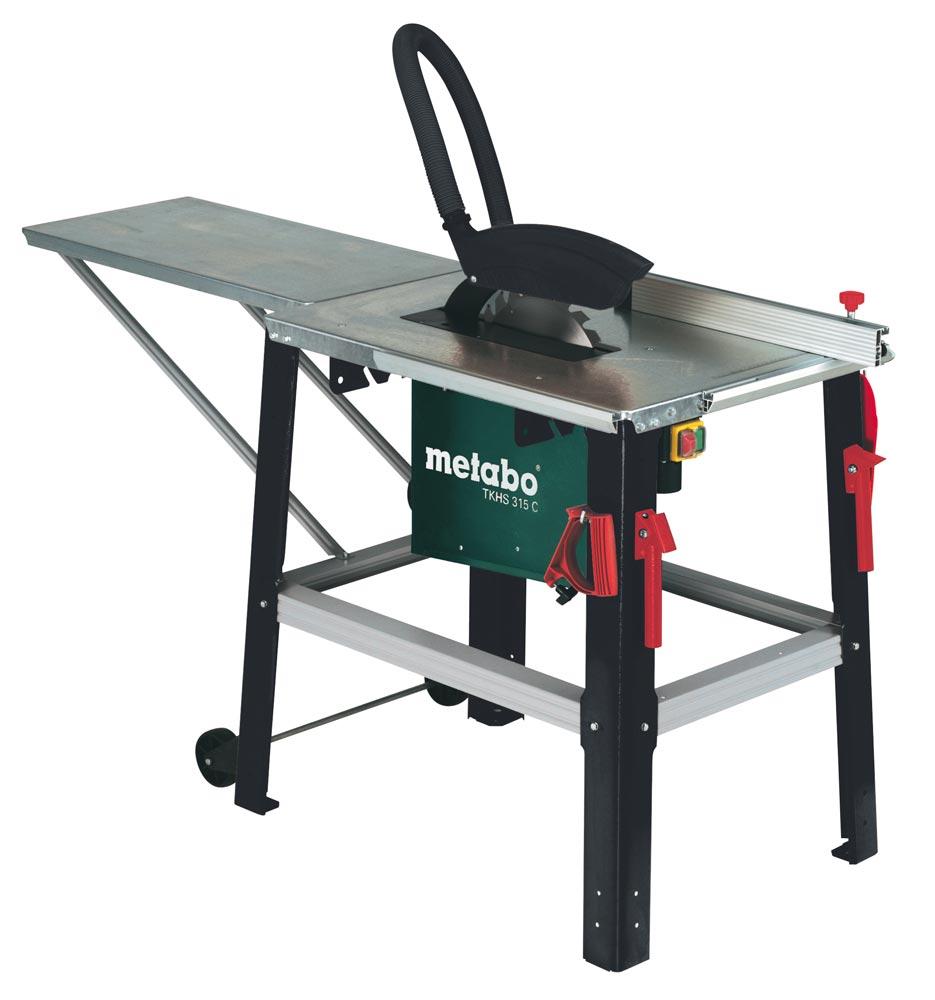 METABO Tischkreissäge TKHS 315 C 2,0 WNB (2000 Watt), (230 V), HM-Sägeblatt D 315x30 mm, Schnittb. 85/51 mm