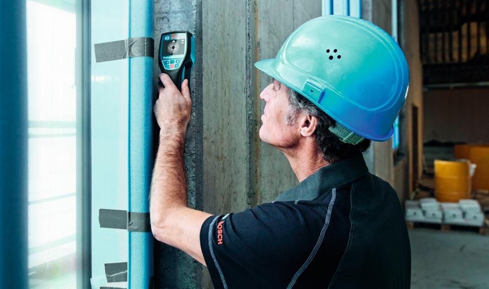 BOSCH Akku-Wallscanner D-tect 120 in Transporttasche (o. Akku/Ladegerät)