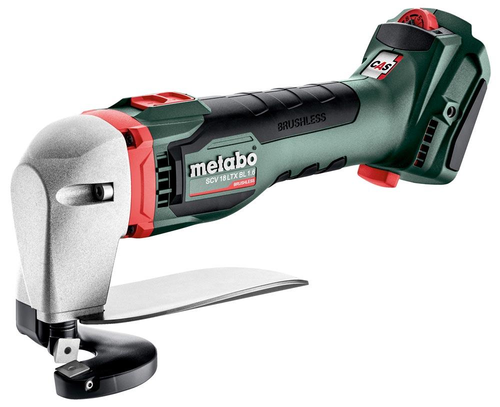 METABO Akku-Blechschere SCV 18 LTX BL 1,6 MetaBox-Koffer (ohne Akku/Ladegerät)