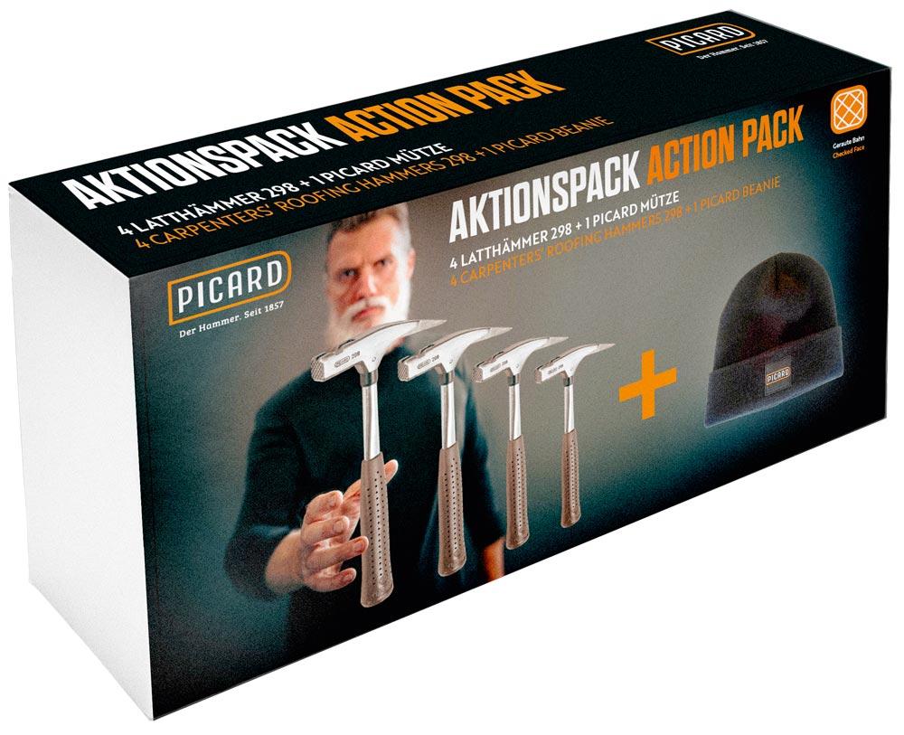 Aktionspack 4x Latthammer 600 g geraut + Wollmütze Aktionspack 4x Latthammer 600 g geraut + Wollmütze
