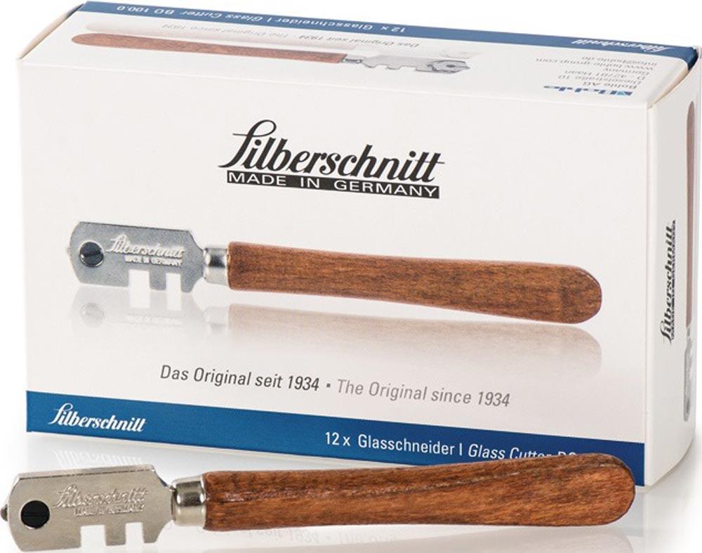 Glasschneider für Glasdicken von 3 - 6 mm flaches Holzheft