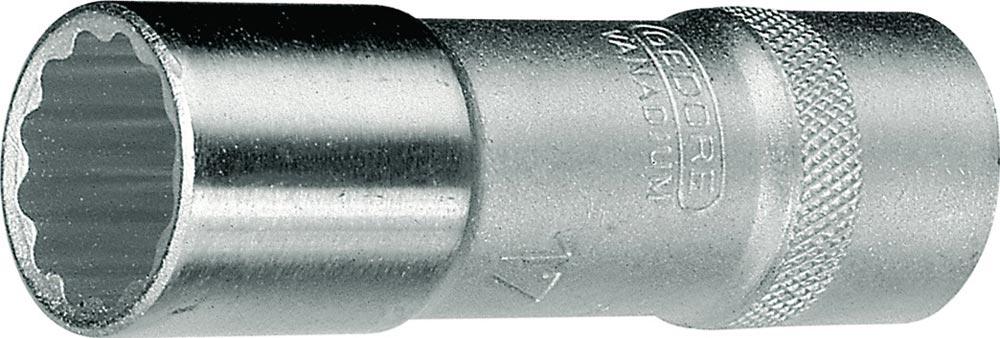 Steckschlüsseleinsatz D 19 L 1/2  12-kant Schlüsselweite 14 mm Länge 77 mm