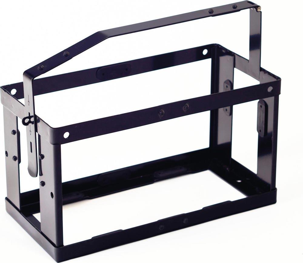 Kanisterhalterung Länge 377 mm Breite 174 mm Höhe 293 mm Tiefschwarz RAL 9005 2,17 kg