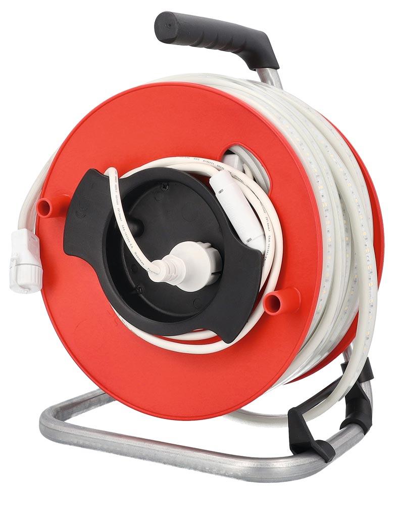 LED-Lichtband auf Trommel 15m, 230V, 4000K, IP65