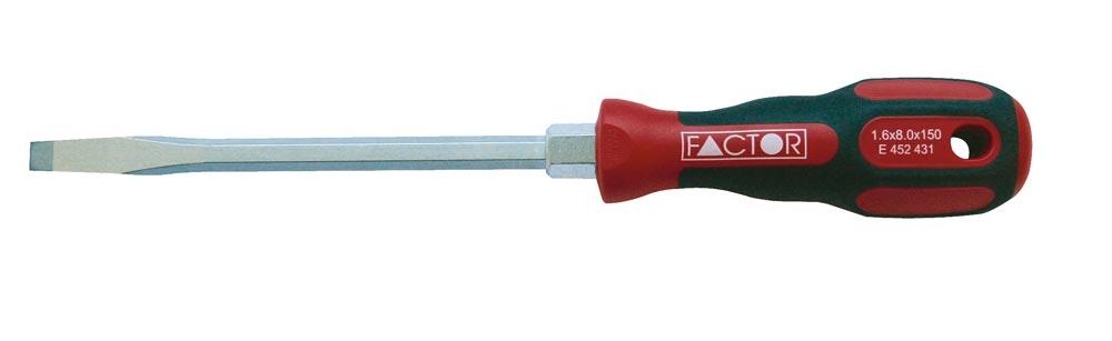 Schlitz-Schraubendreher mit 2-K-Griff 3,5 x 0,6 x 100 mm Schlitz-Schraubendreher mit 2-K-Griff 3,5 x 0,6 x 100 mm