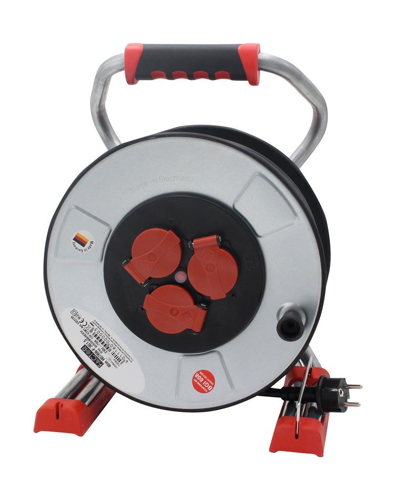 Stahlblech-Kabeltrommel 40 m 230 V H07RN-F 3G1,5 mm