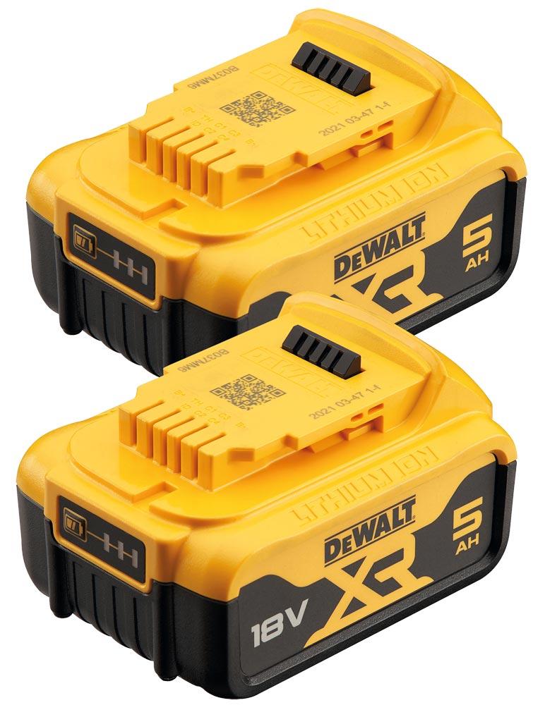 DEWALT Akku-Set, 18V / 5,0Ah DCB184P2-XJ