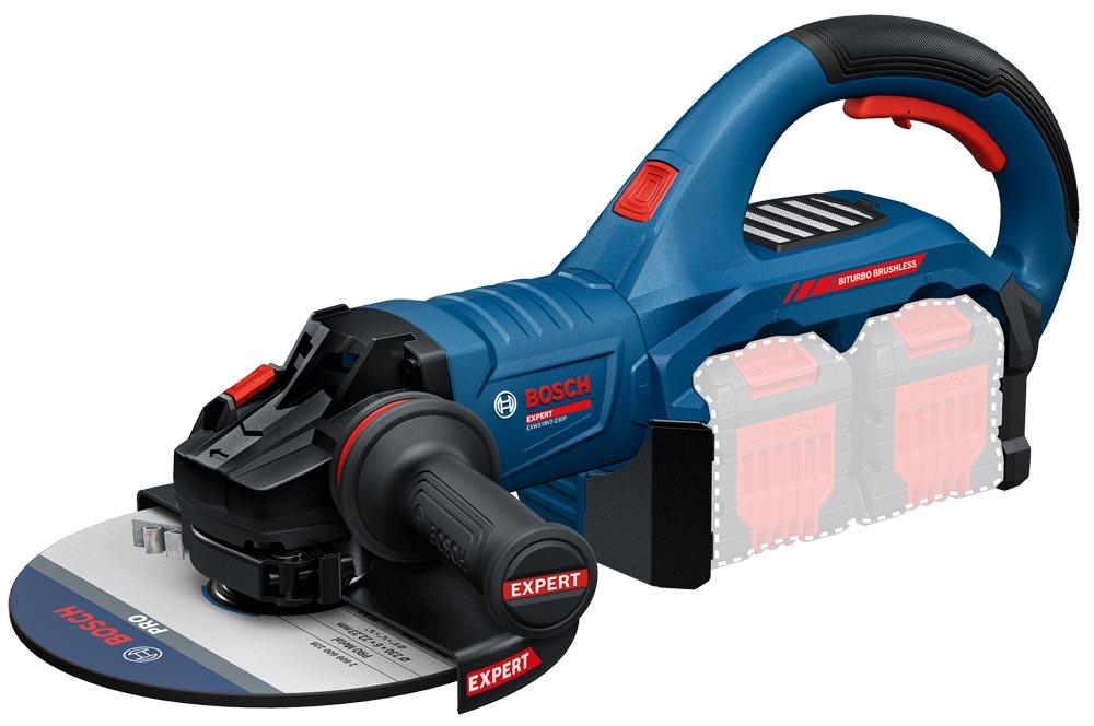BOSCH EXPERT Akku-Winkelschleifer EXWS 18V2-230P in L-BOXX (o.Akku/Ladeger.)