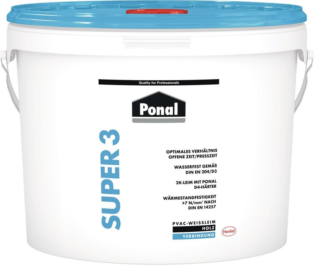 Holzleim Wasserfest / Super 3 10 kg EN 204: D3 Eimer