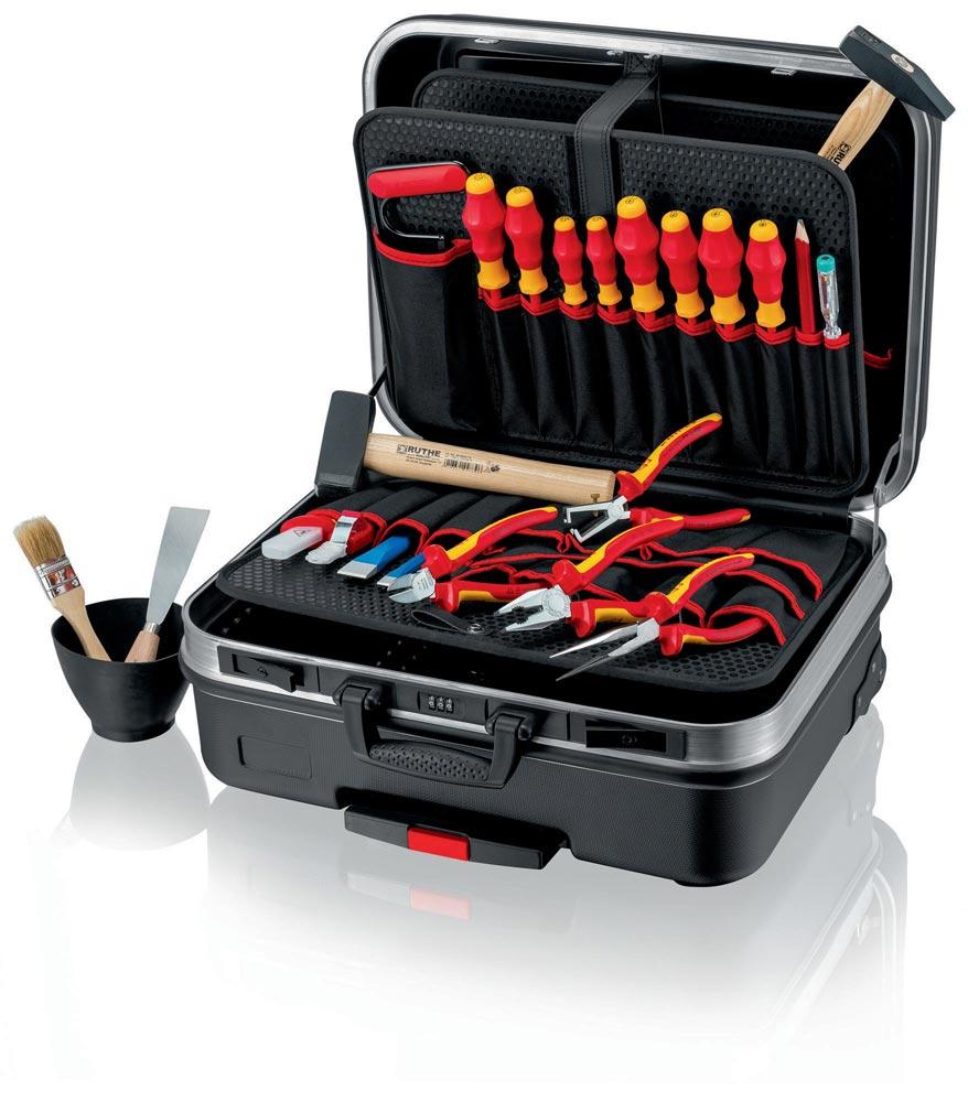 Werkzeugsortiment BIG Basic Move Elektro 24-teilig im Hartschalenkoffer für Elektriker