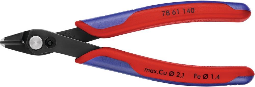 Elektronik-Seitenschneider Super-Knips® Länge 125 mm Form 8 Facette ja, sehr klein brüniert