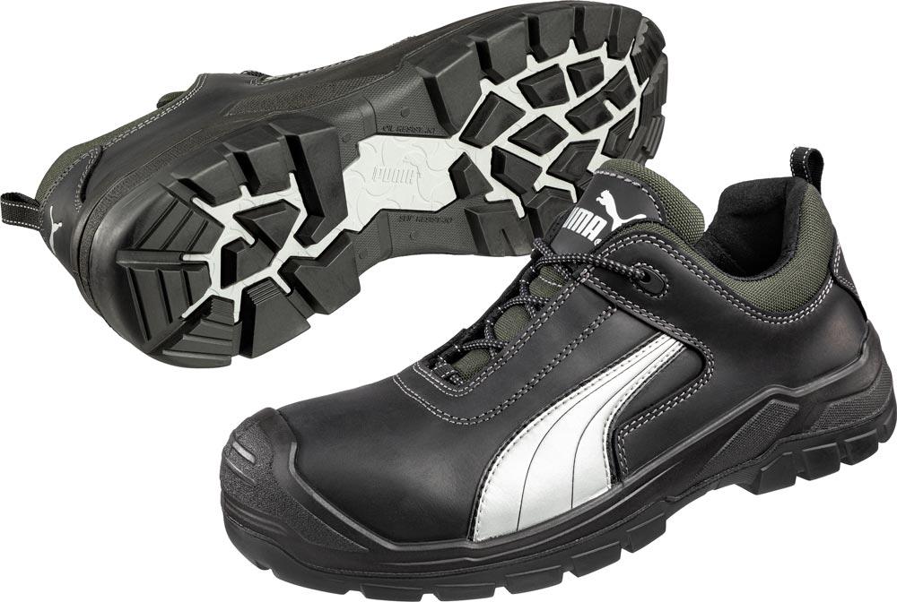 Sicherheitsschuh Cascades Low Größe 46 schwarz/weiß S3 CI HI HRO SRC EN ISO 20345 gefettetes Vollrindleder