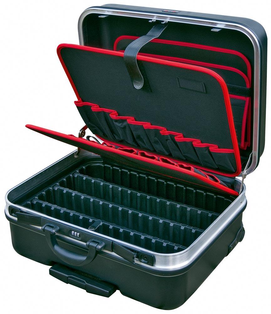Werkzeug-Trolley mit Inline-Rollen und Teleskopbügel 485 x 350 x 195 mm