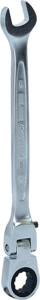 Gelenk-Ratschen-Ringmaulschlüssel GEARplus, feststellbar, 10 mm Gelenk-Ratschen-Ringmaulschlüssel GEARplus, feststellbar, 10 mm