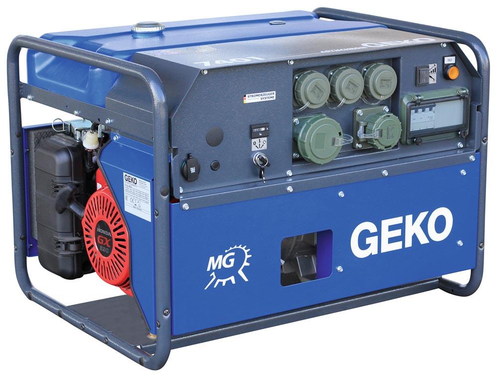 GEKO Stromerzeuger 7401 ED-AA/HEBA, 6480/5150 VA, (400/230 V),Benzin,E-Start, STAGE V