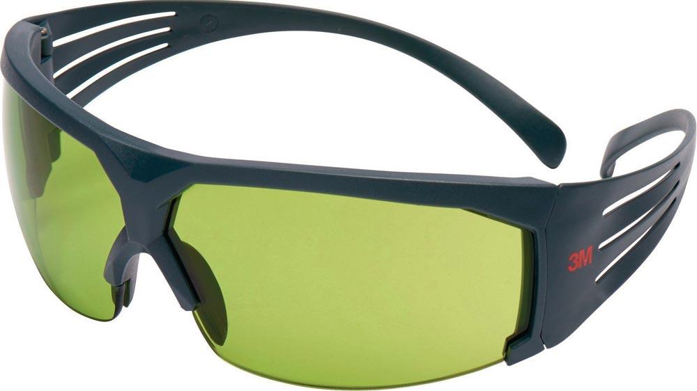 Schweißerbrille SecureFit™SF600 EN 166 Polycarbonat Bügel grau, Scheibe grün IR 5,0