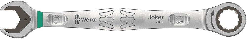 Maulringratschenschlüssel Joker Schlüsselweite 18 mm Länge 234 mm umschaltbar, Ringseite 15 