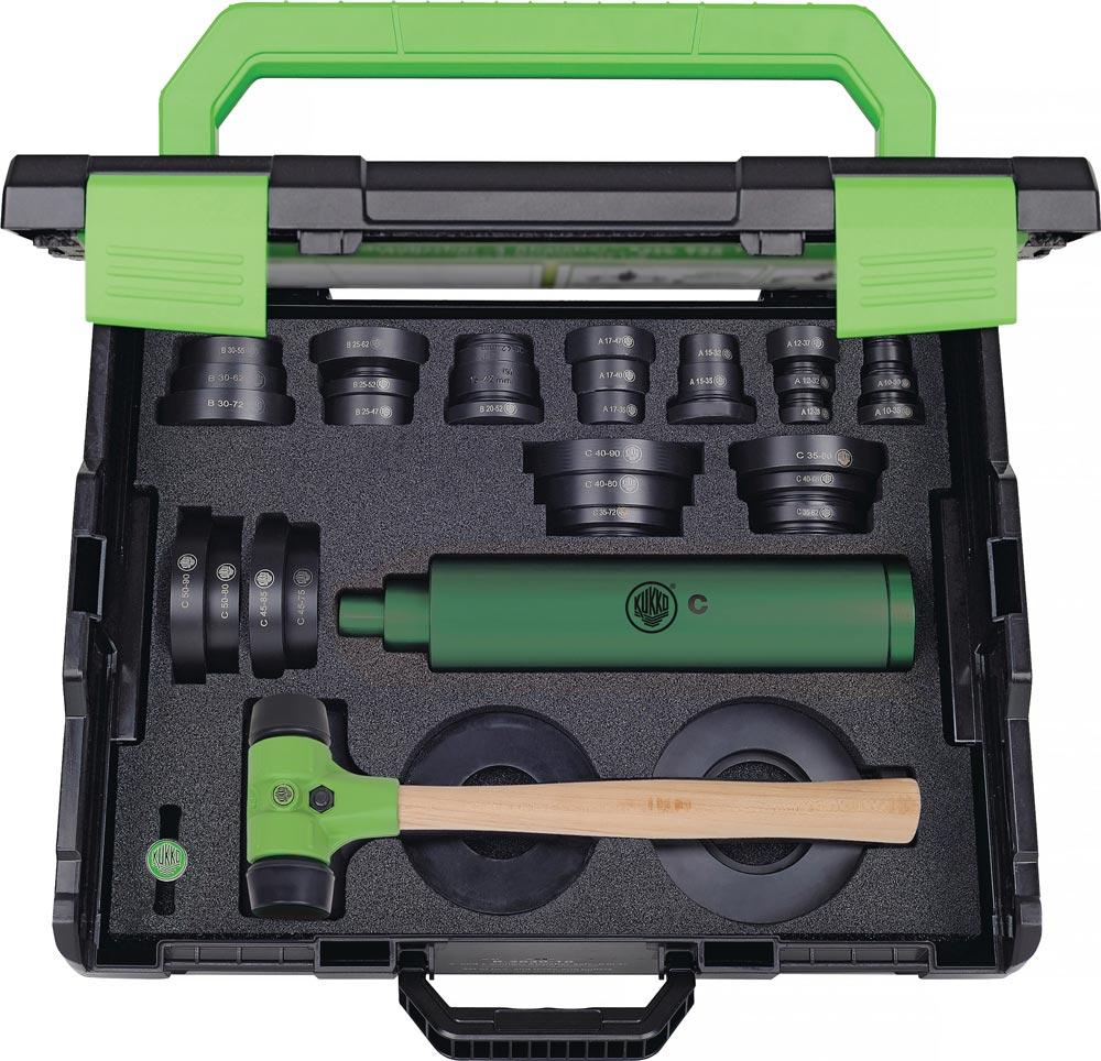 Lagereinbauwerkzeugsatz 71-L für Bohrungs-Ø 10-50 mm L-Boxx